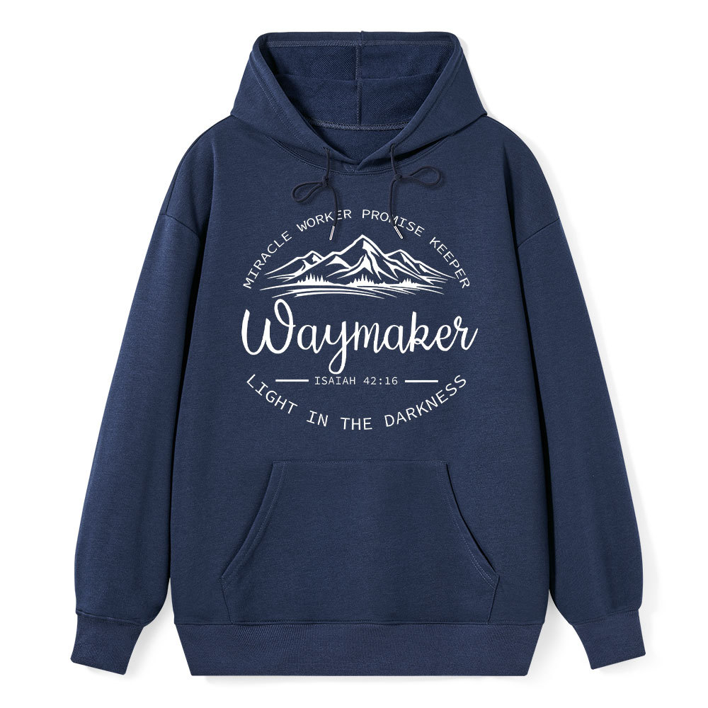 Waymaker Miracle Worker Promise Keeper Christian Hoodie