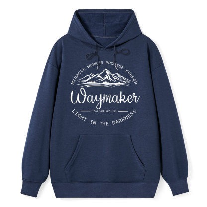 Waymaker Miracle Worker Promise Keeper Christian Hoodie