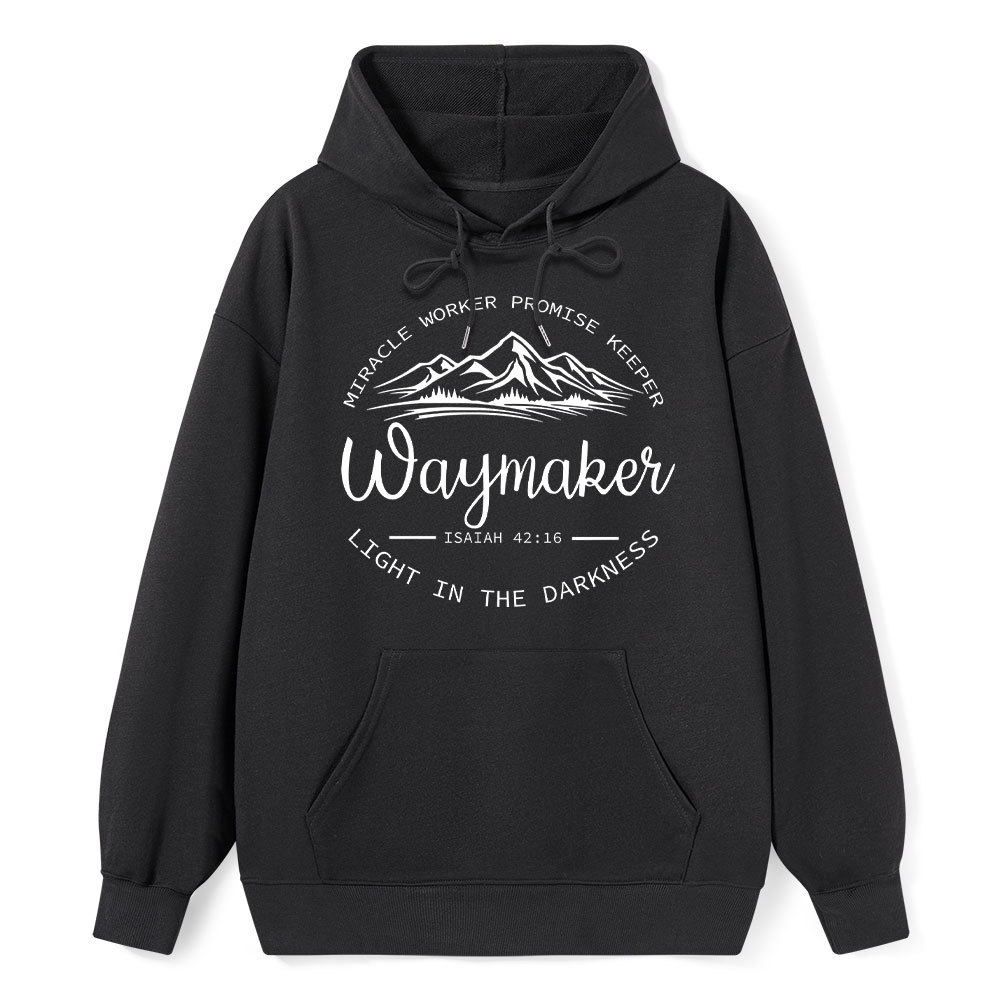 Waymaker Miracle Worker Promise Keeper Christian Hoodie Sale - GuidingCross