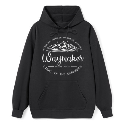 Waymaker Miracle Worker Promise Keeper Christian Hoodie