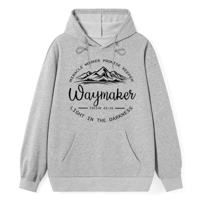 Waymaker Miracle Worker Promise Keeper Christian Hoodie