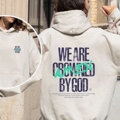 We Are Crowned By God Christian Premium Fleece Hoodie Set