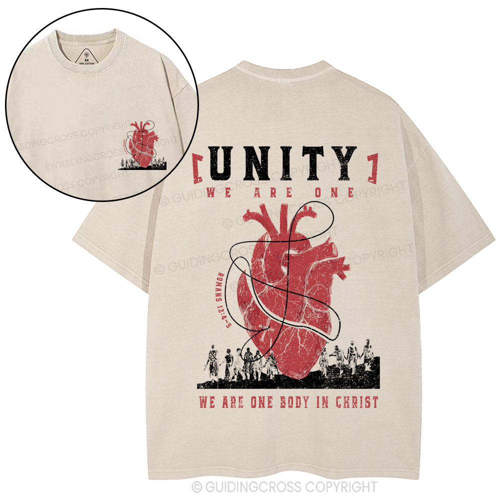 We Are One  Body In Christ Christian Washed T-Shirt