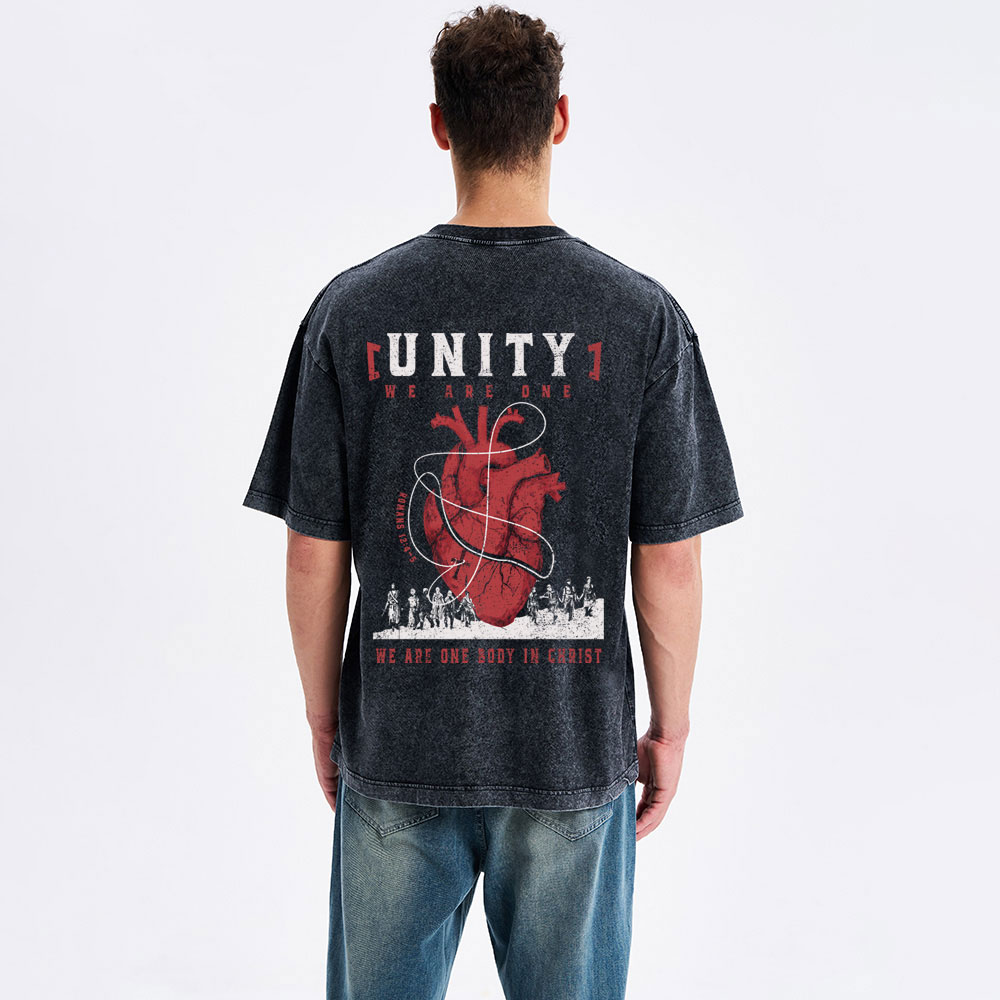 We Are One  Body In Christ Christian Washed T-Shirt