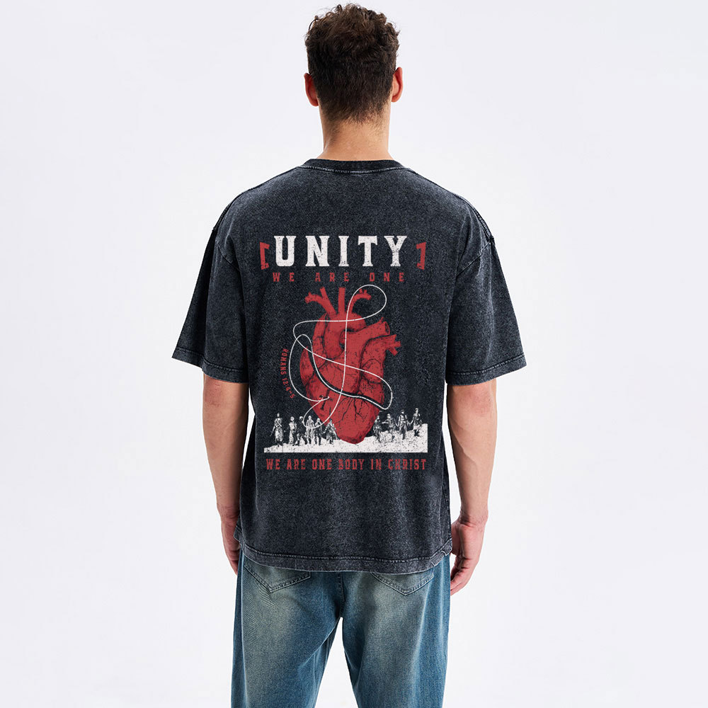We Are One  Body In Christ Christian Washed T-Shirt