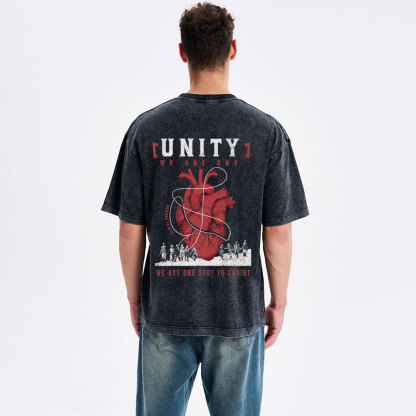 We Are One  Body In Christ Christian Washed T-Shirt