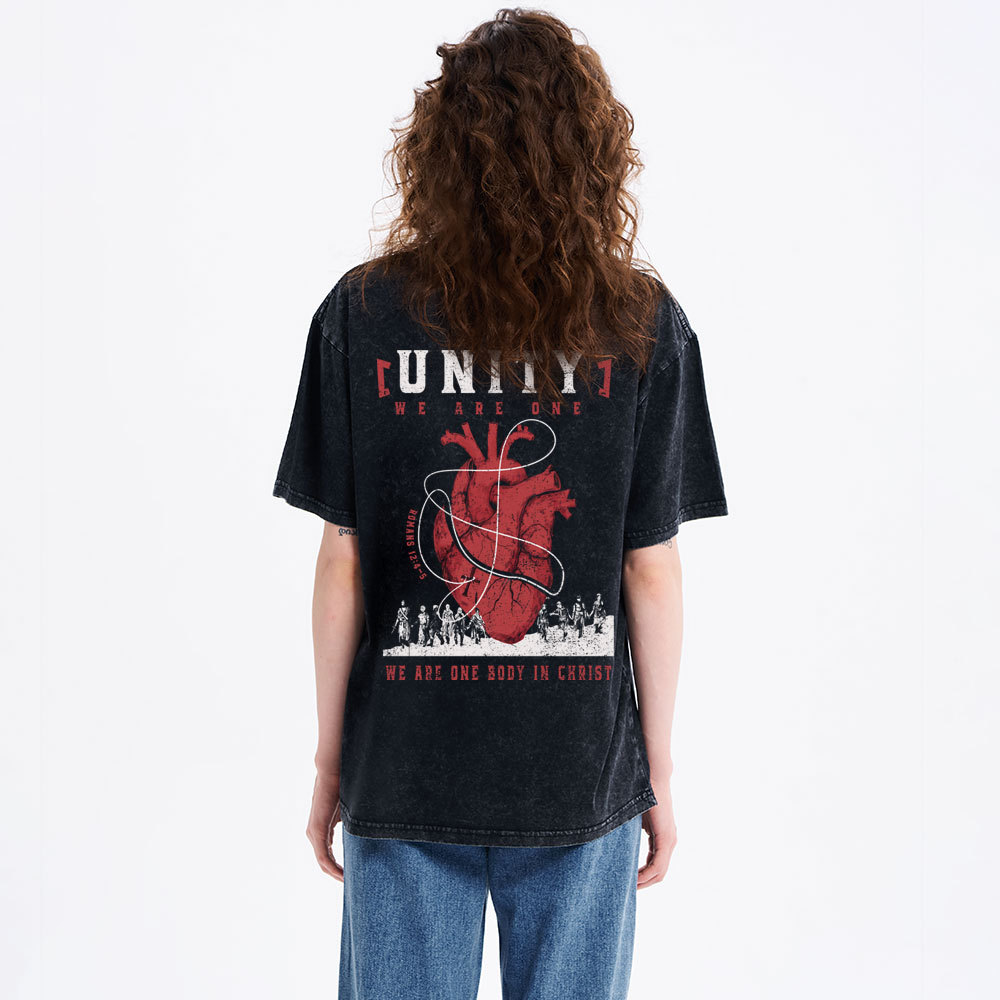 We Are One  Body In Christ Christian Washed T-Shirt
