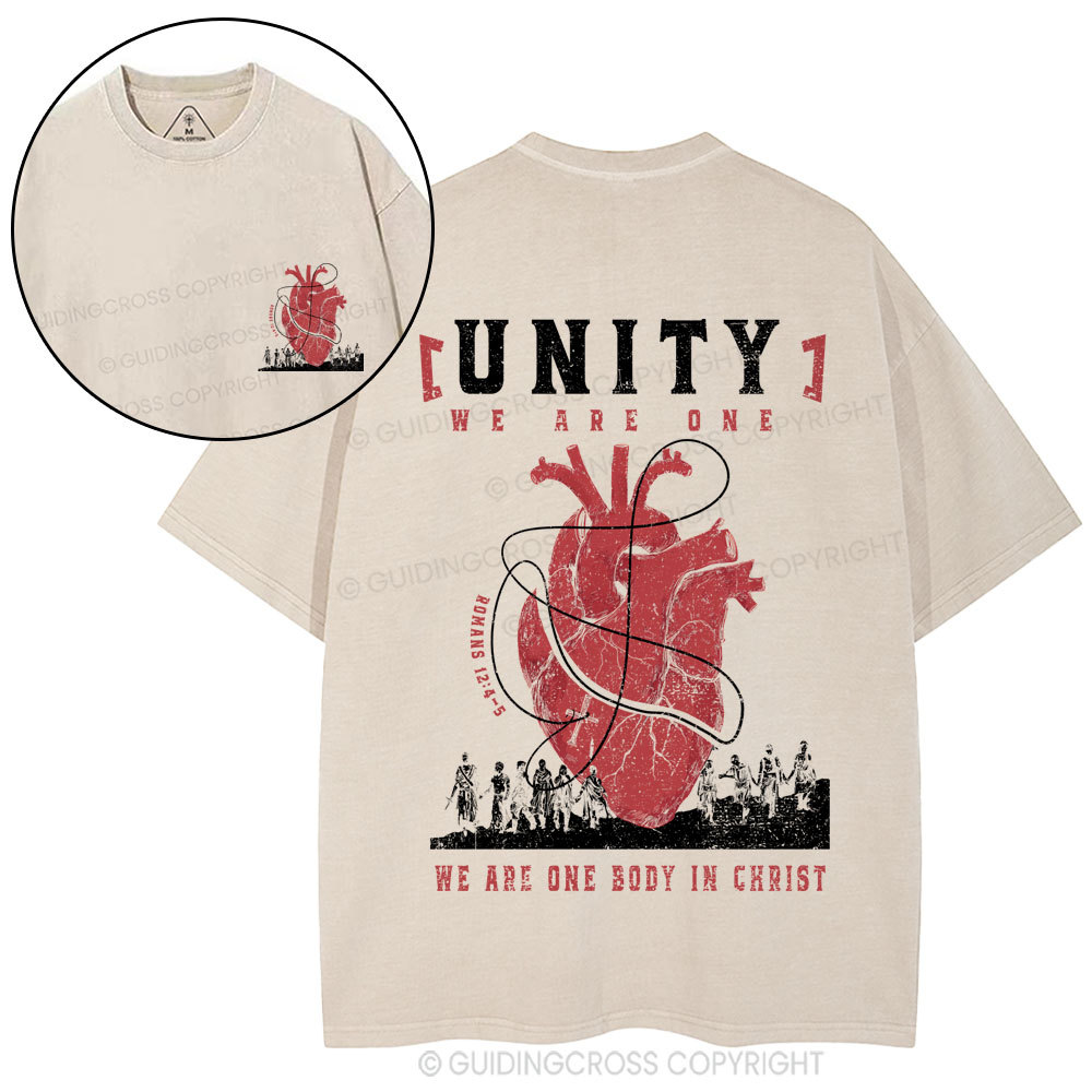 We Are One  Body In Christ Christian Washed T-Shirt
