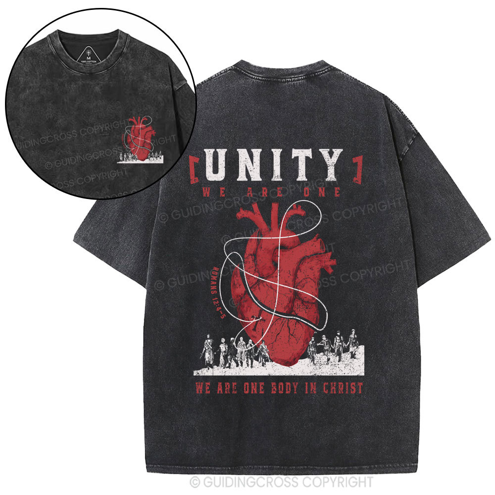 We Are One  Body In Christ Christian Washed T-Shirt