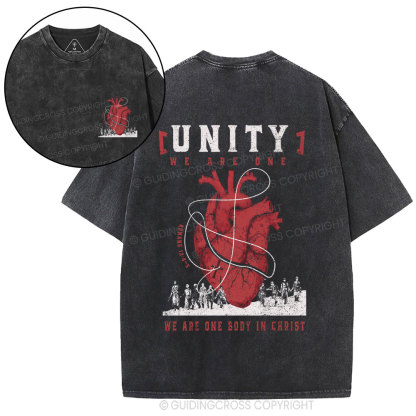 We Are One  Body In Christ Christian Washed T-Shirt