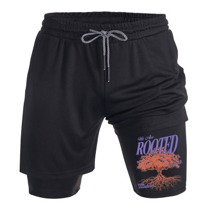 We Are Rooted In Christ Christian Performance Shorts