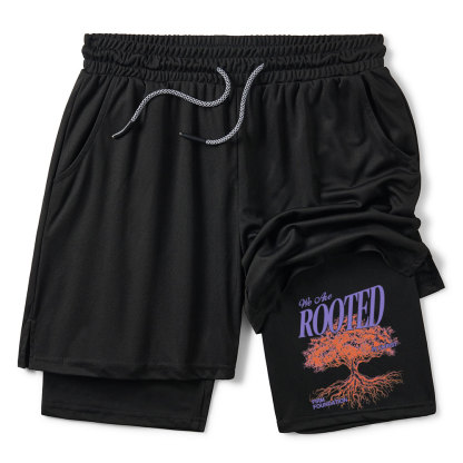 We Are Rooted In Christ Christian Performance Shorts