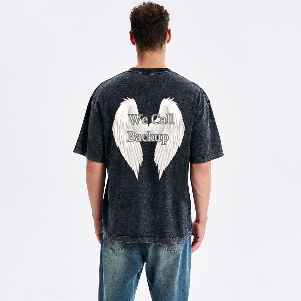 We Call Back Up Christian Washed T-Shirt