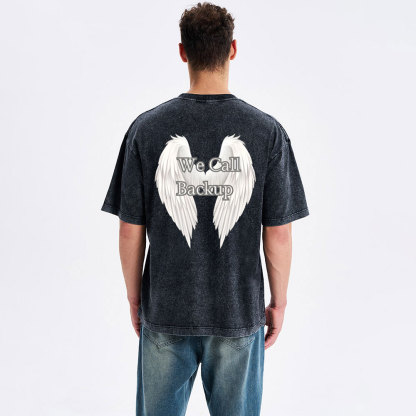 We Call Back Up Christian Washed T-Shirt