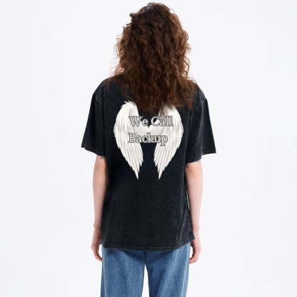 We Call Back Up Christian Washed T-Shirt