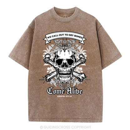 We Call Out To Dry Bones Come Alive Christian Washed T-Shirt