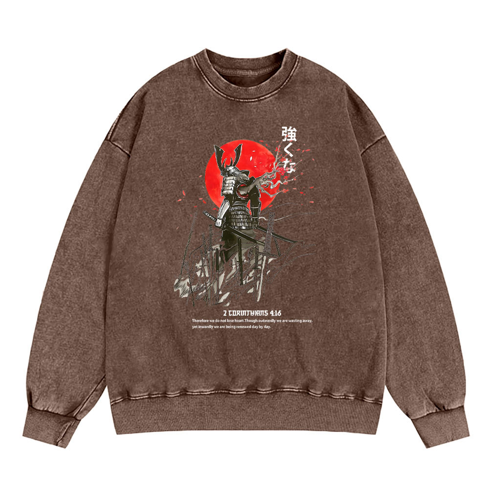 We Do Not Lose Heart Chirstian Washed Sweatshirt