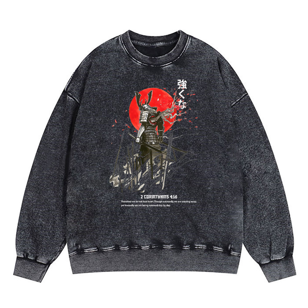 Sample Washed Sweatshirt  水洗圆领卫衣 Sale - GuidingCross