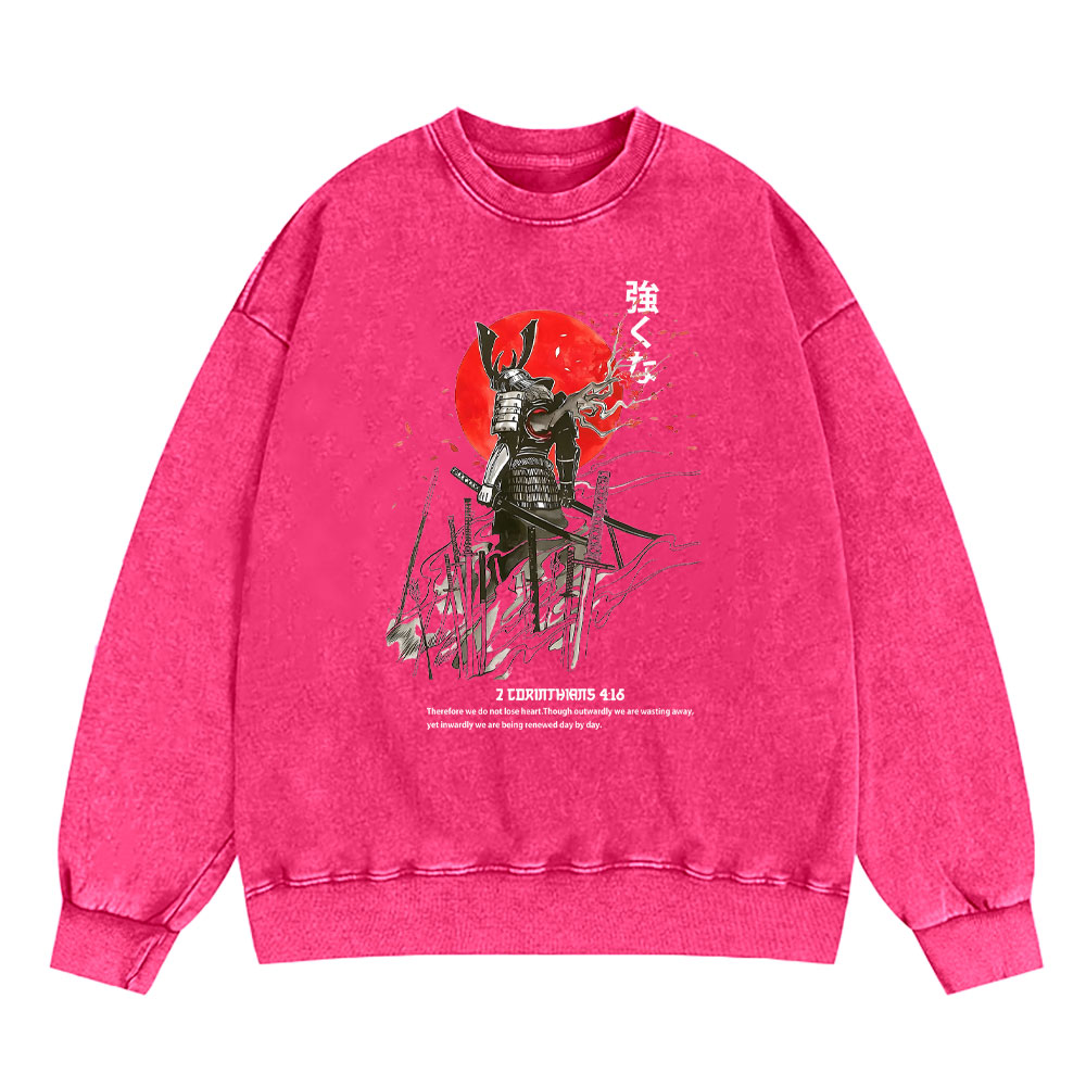 We Do Not Lose Heart Chirstian Washed Sweatshirt