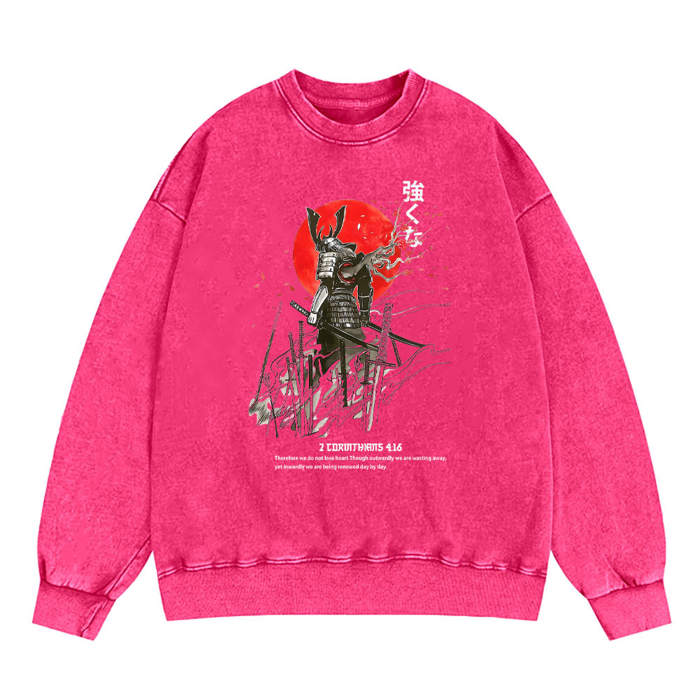 We Do Not Lose Heart Chirstian Washed Sweatshirt