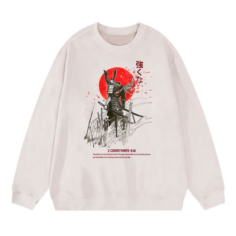 We Do Not Lose Heart Chirstian Washed Sweatshirt