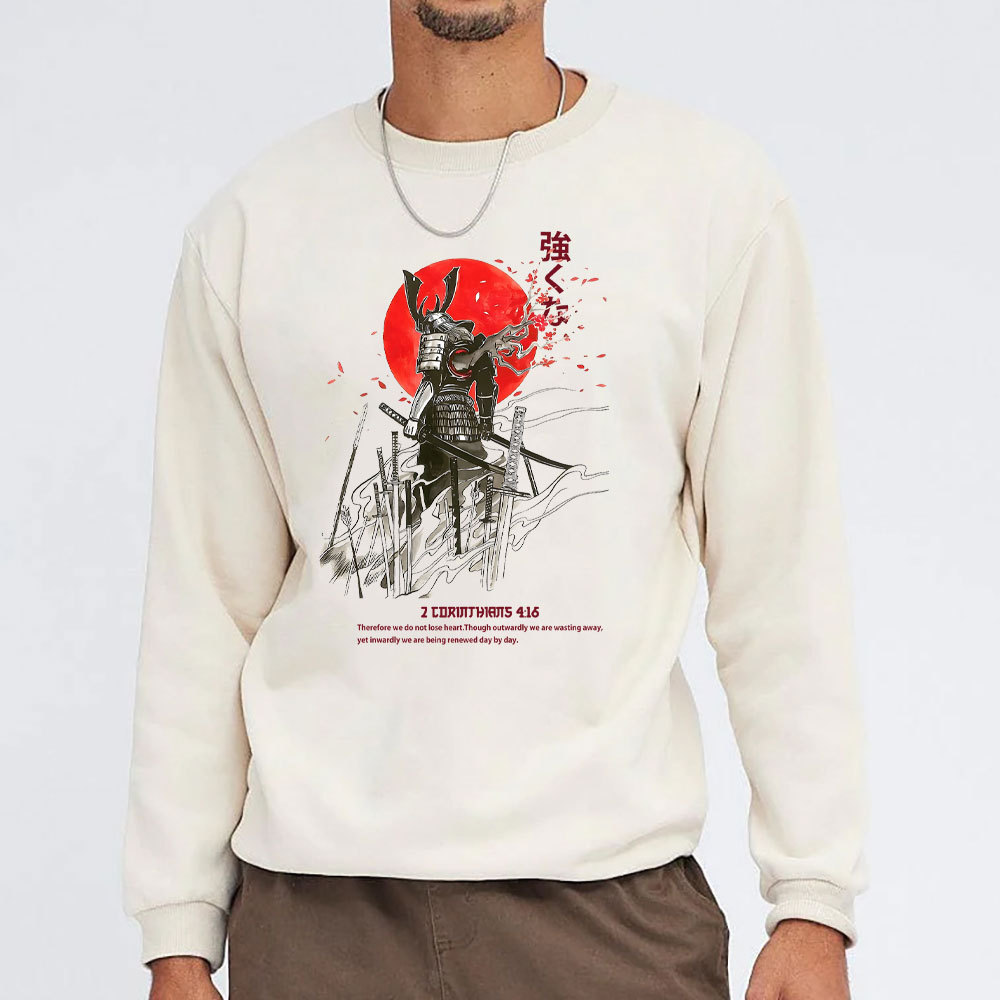We Do Not Lose Heart Chirstian Washed Sweatshirt