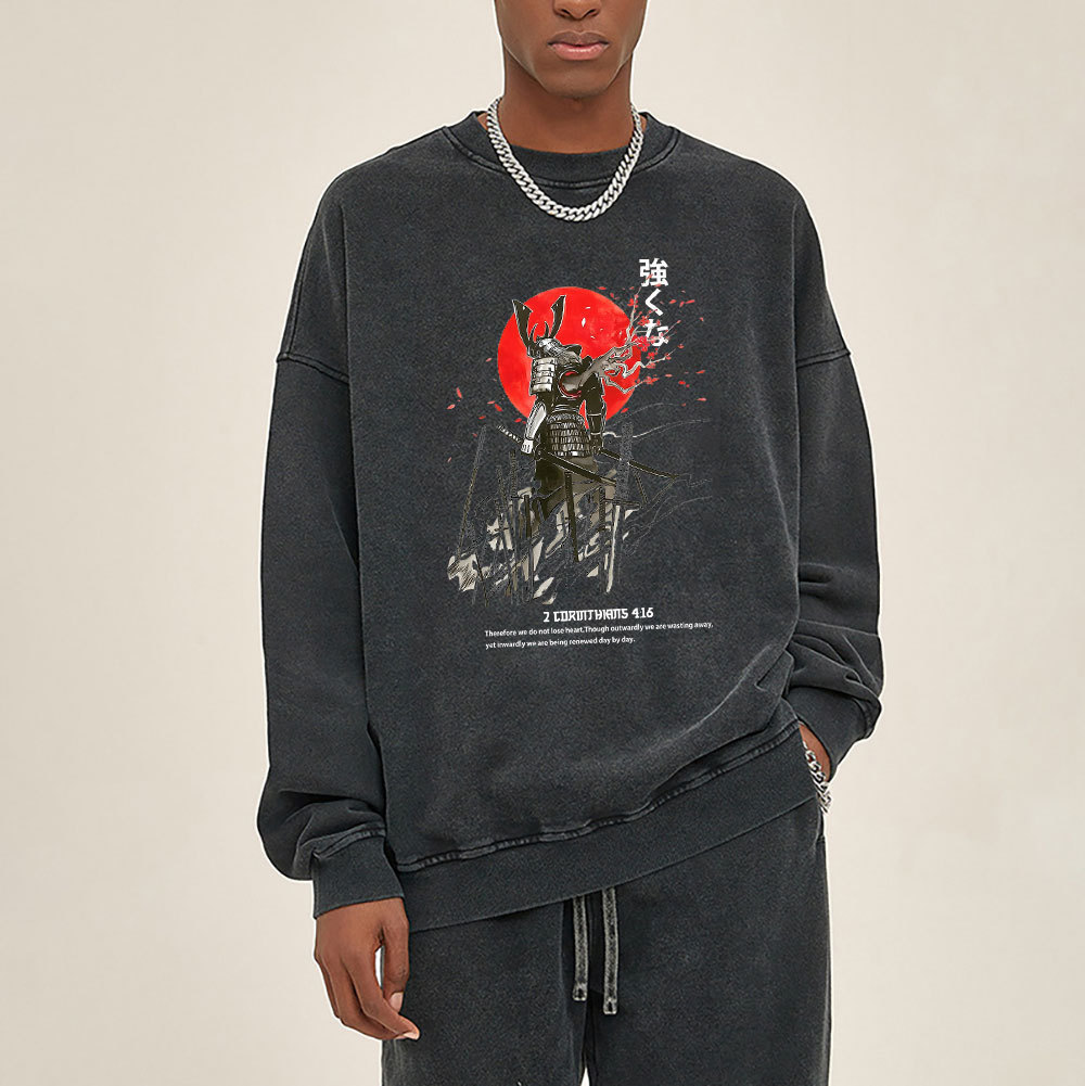 We Do Not Lose Heart Chirstian Washed Sweatshirt