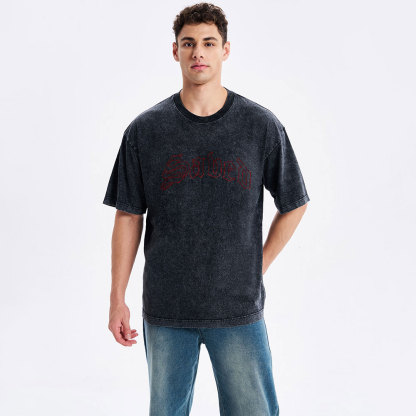 We Have No King But Jesus Christian Washed T-Shirt