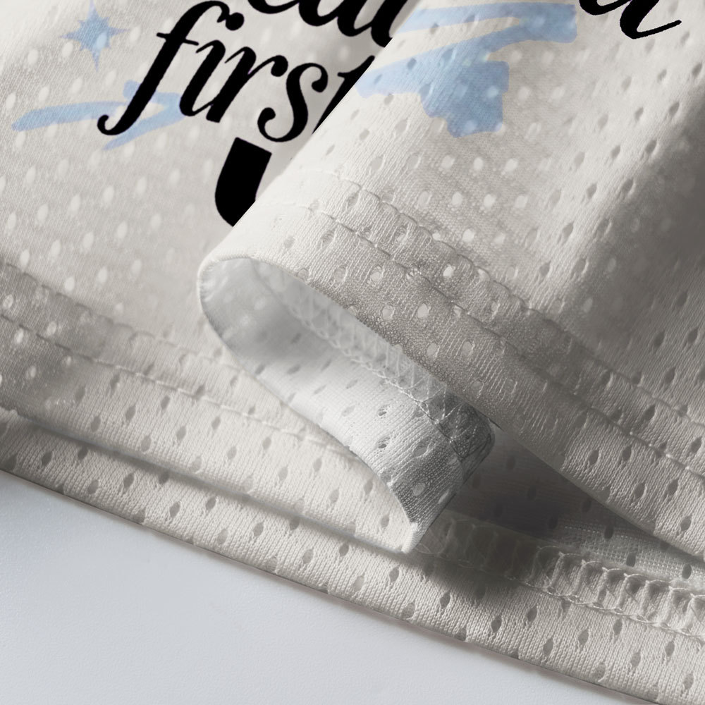 We LOVE Because He First Loved Us Christian Mesh Jersey