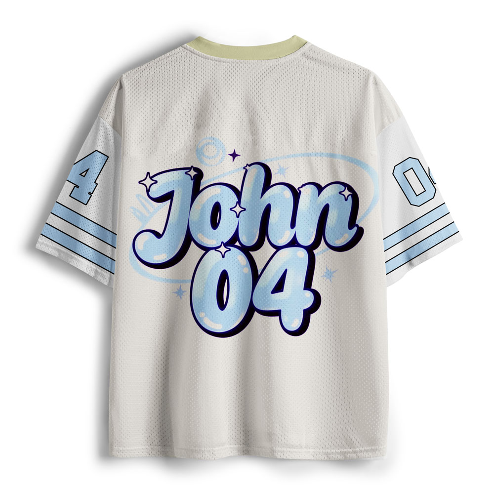 We LOVE Because He First Loved Us Christian Mesh Jersey