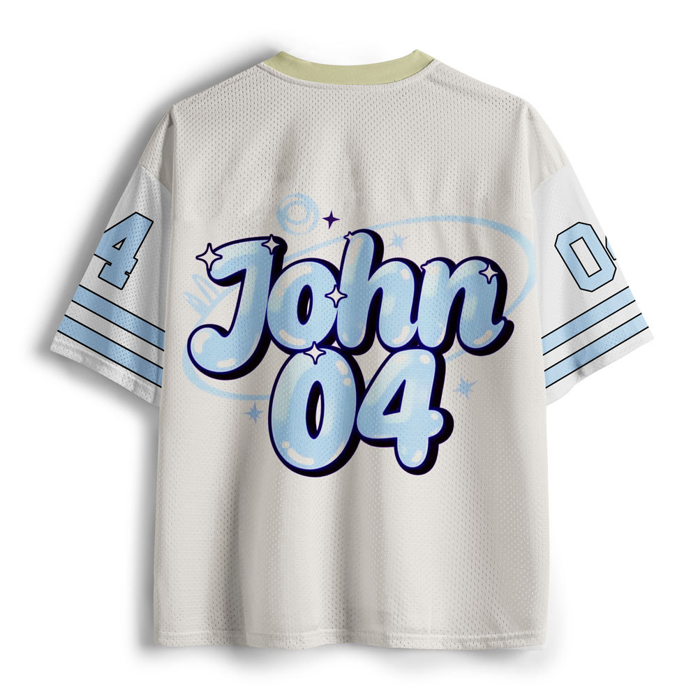 We LOVE Because He First Loved Us Christian Mesh Jersey