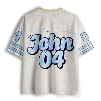 We LOVE Because He First Loved Us Christian Mesh Jersey