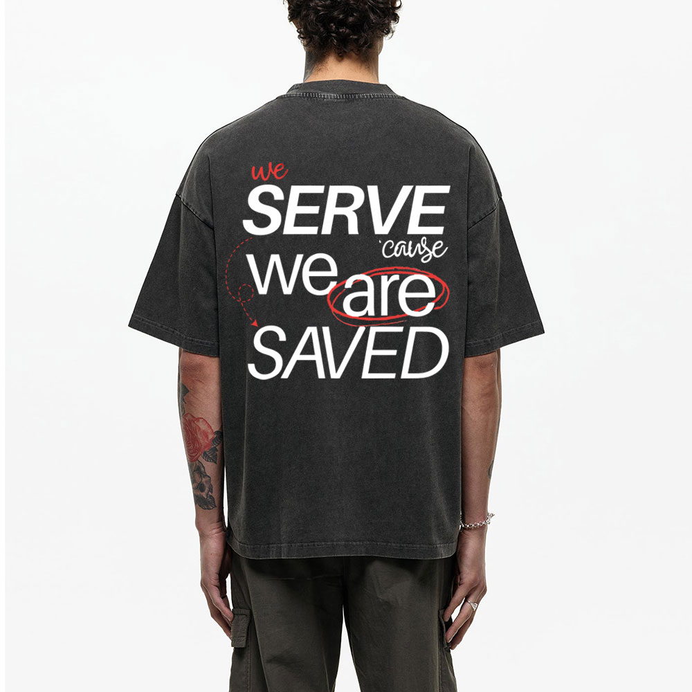 We Save Christian Washed T-Shirt