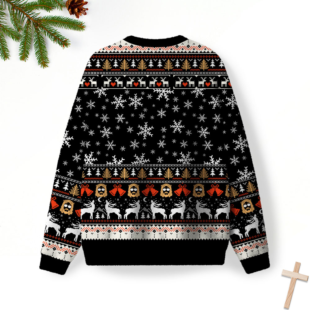 We Saw That Christian Lightweight Sweater