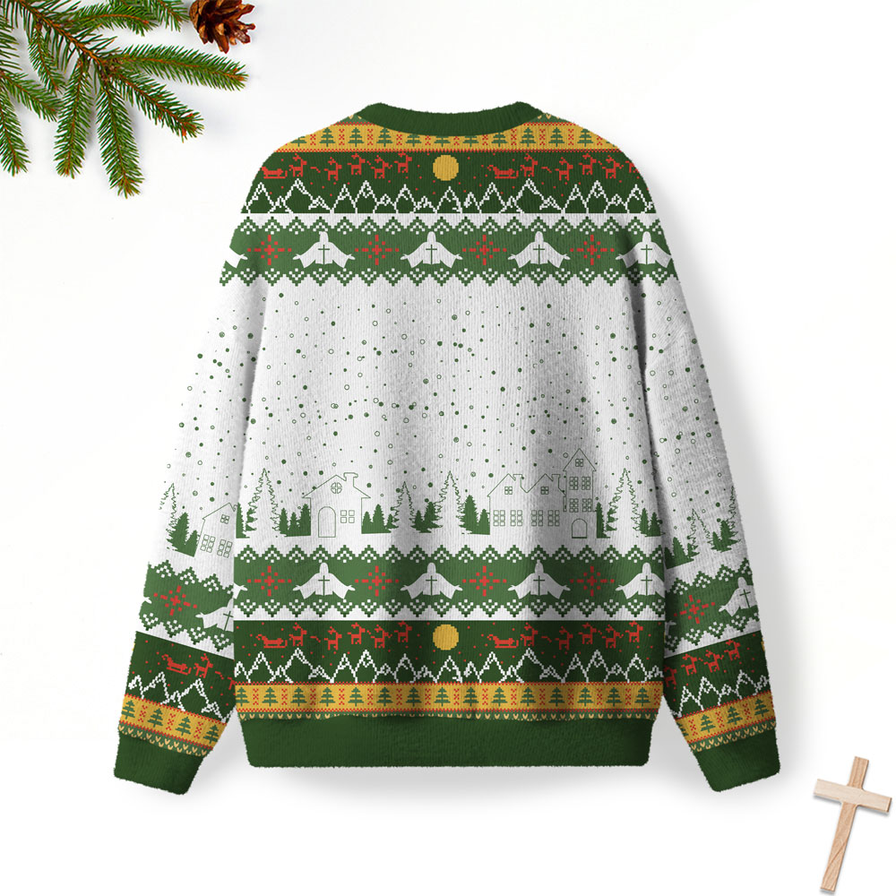 We Saw That Furry Christian Lightweight Sweater