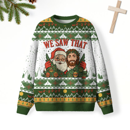 We Saw That Furry Christian Lightweight Sweater