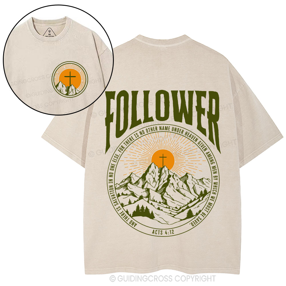 We Trust Be Saved Christian Washed T-Shirt