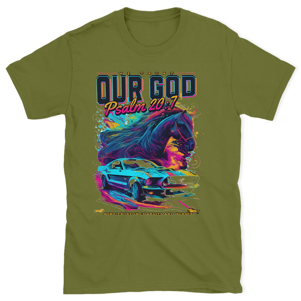 We Trust Our God Christian T-Shirt
