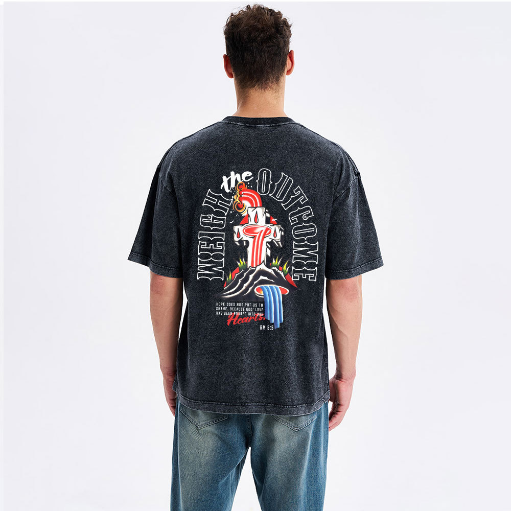 Weigh The Outcome Christian Washed T-Shirt