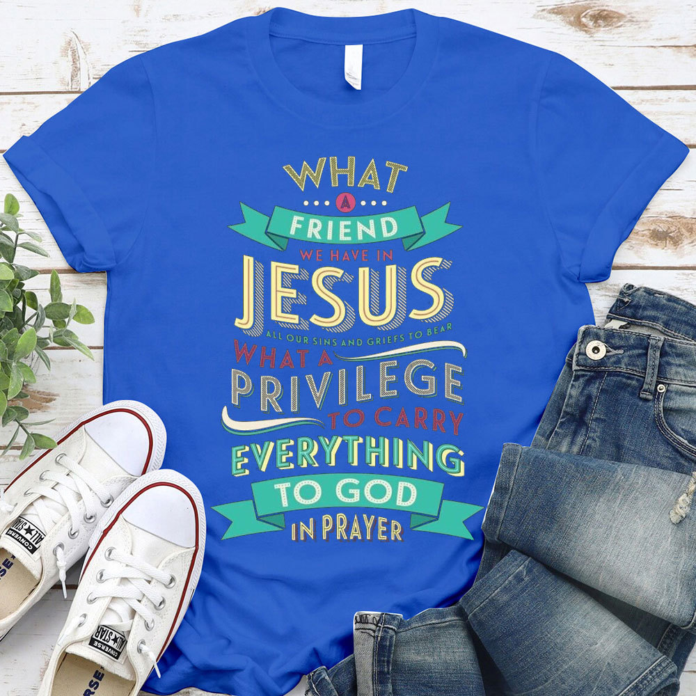 What A Friend Christian Christmas T-Shirt