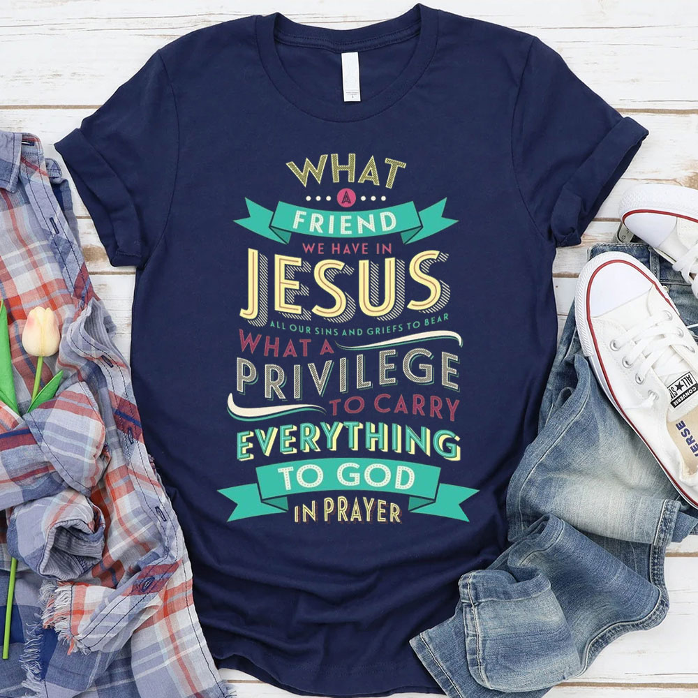 What A Friend Christian Christmas T-Shirt