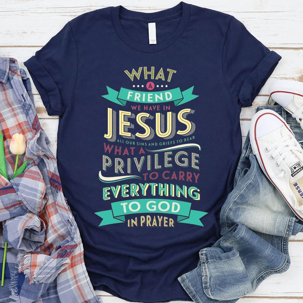 What A Friend Christian Christmas T-Shirt