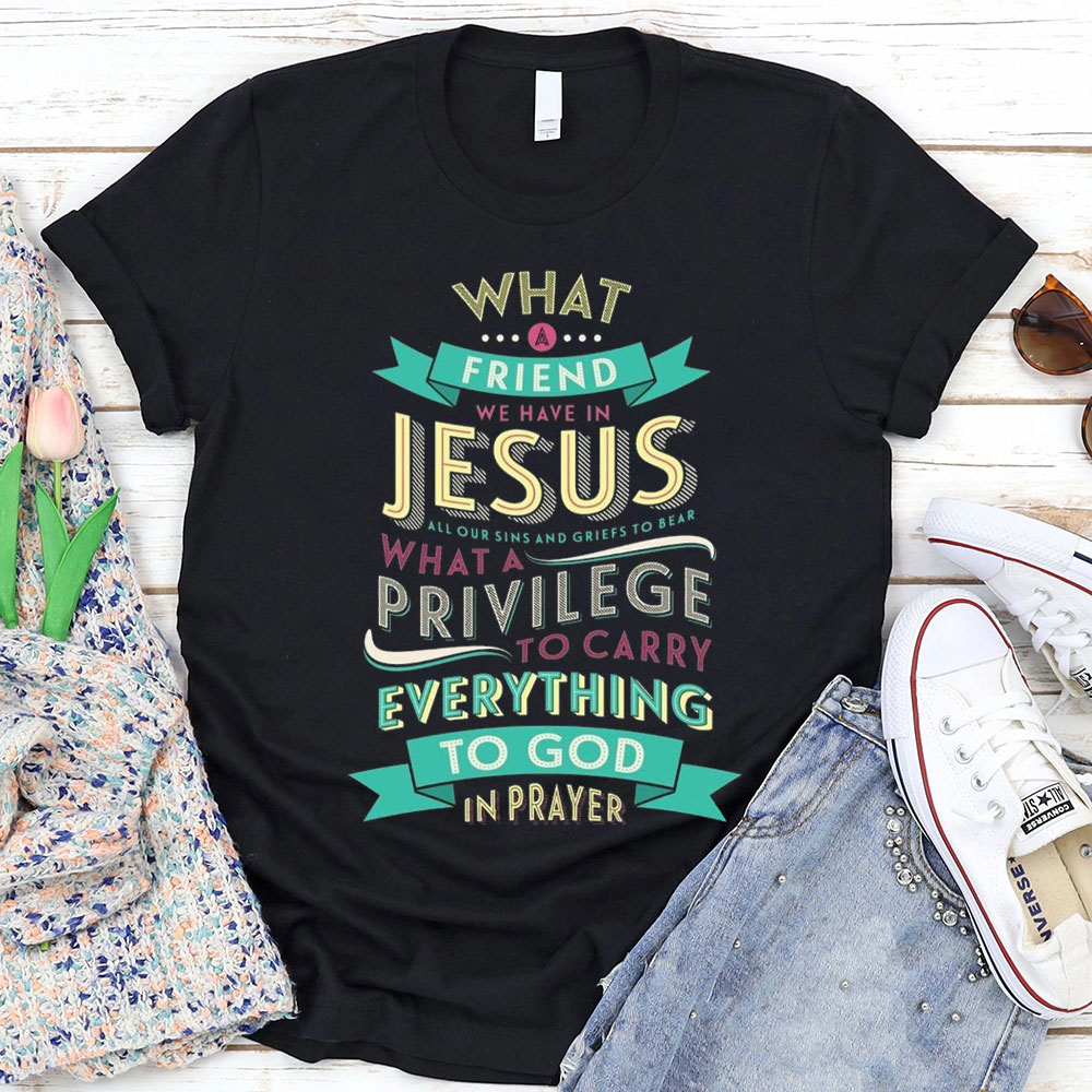 What A Friend Christian Christmas T-Shirt