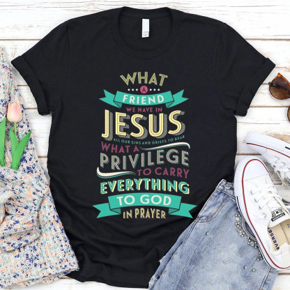 What A Friend Christian Christmas T-Shirt
