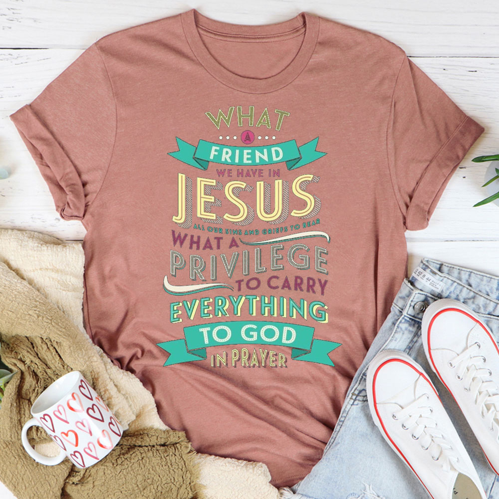 What A Friend Christian Christmas T-Shirt
