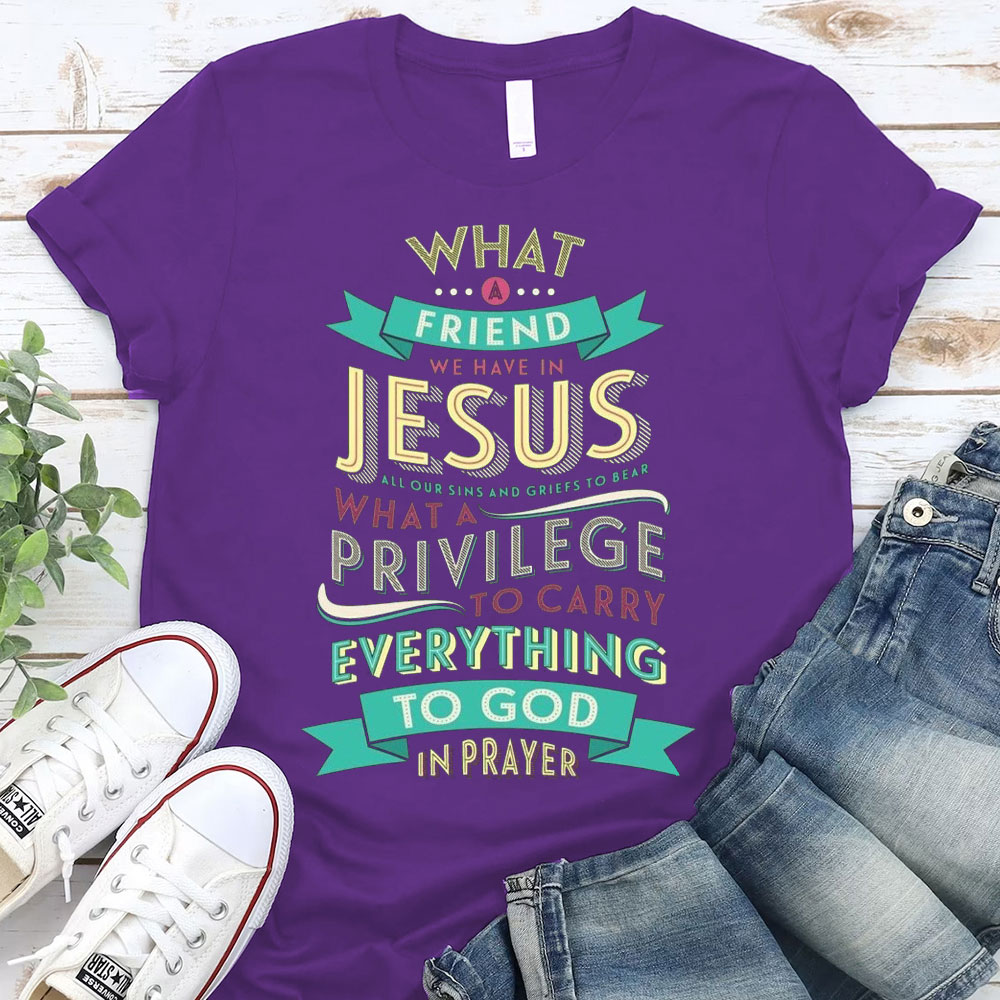 What A Friend Christian Christmas T-Shirt