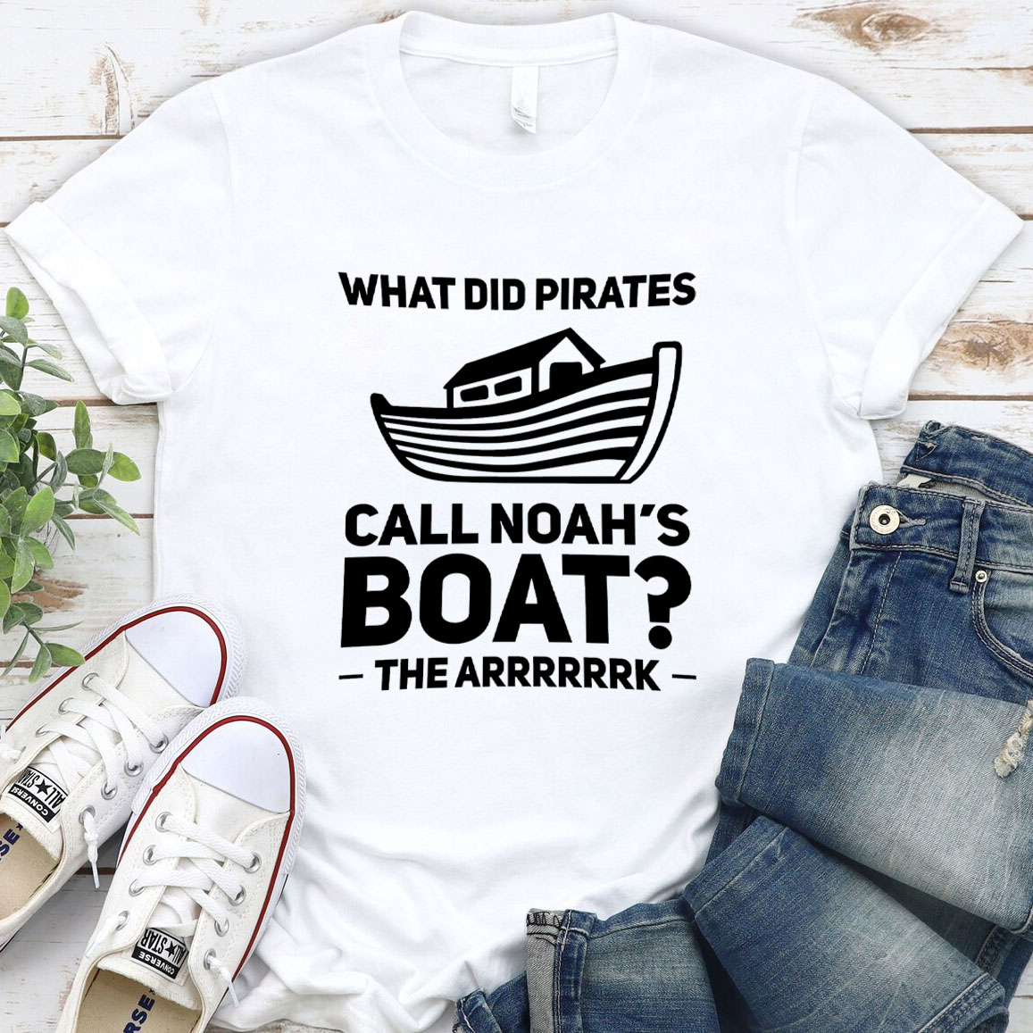What Did Pirates Call Noah Boat Christian T-Shirt