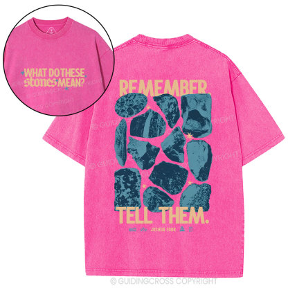 What Do These Stones Mean Christian Washed T-Shirt