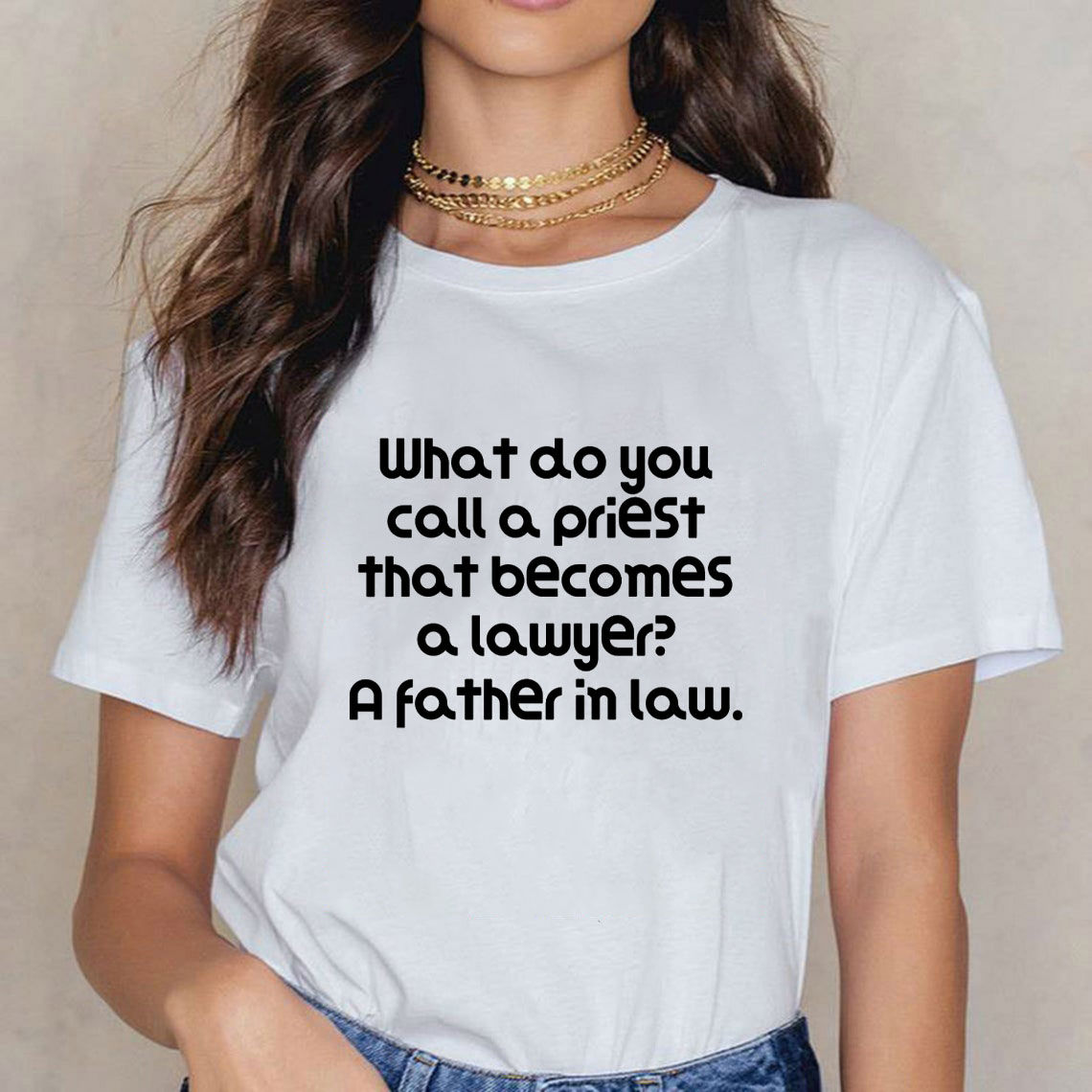What Do You Call A Priest That Becomes A Lawyer Christian T-Shirt
