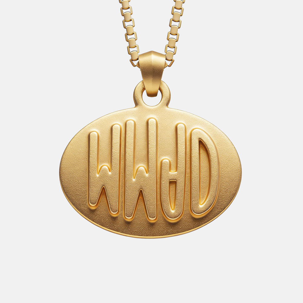 What Would Jesus Do Christian 925 Sterling Silver Necklace